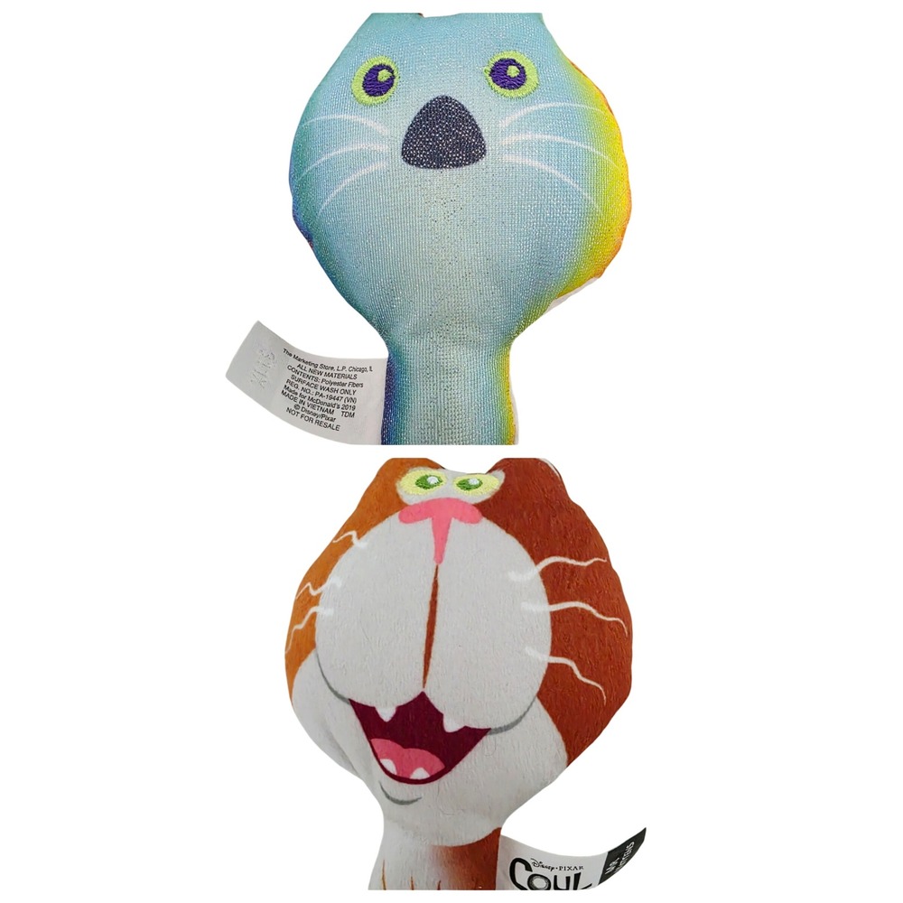 Disney Pixar Soul Mr Mittens Reversible Plush McDonald's Happy Meal Toy 2020